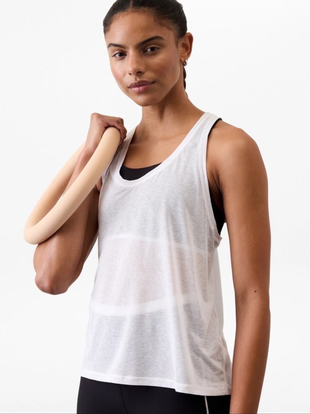Athleta Cool Down Tank | White | Size Small